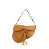 Dior Saddle handbag in gold leather - 360 thumbnail