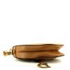 Bolso de mano Dior Saddle en cuero color oro - Detail D4 thumbnail