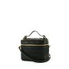 Dior Vanity shoulder bag in black leather cannage - 00pp thumbnail