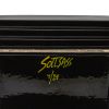 Ettore Sottsass, rare "Y27" lidded box from the Yantra series for Design Centre, in black enameled ceramic, signed, 1969/1979 - Detail D4 thumbnail