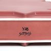 Ettore Sottsass, "Y28" sculpture vase, in pink enamelled ceramic, EAD edition for Modernariato gallery, signed, from the 1990's - Detail D4 thumbnail