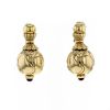 Chopard Casmir pendants earrings in yellow gold and tourmaline - 360 thumbnail