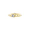 Cartier C de Cartier solitaire ring in yellow gold and diamond - 00pp thumbnail