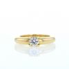 Cartier C de Cartier solitaire ring in yellow gold and diamond - 360 thumbnail