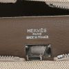 Maleta Hermès en lona beige y cuero marrón etoupe - Detail D4 thumbnail
