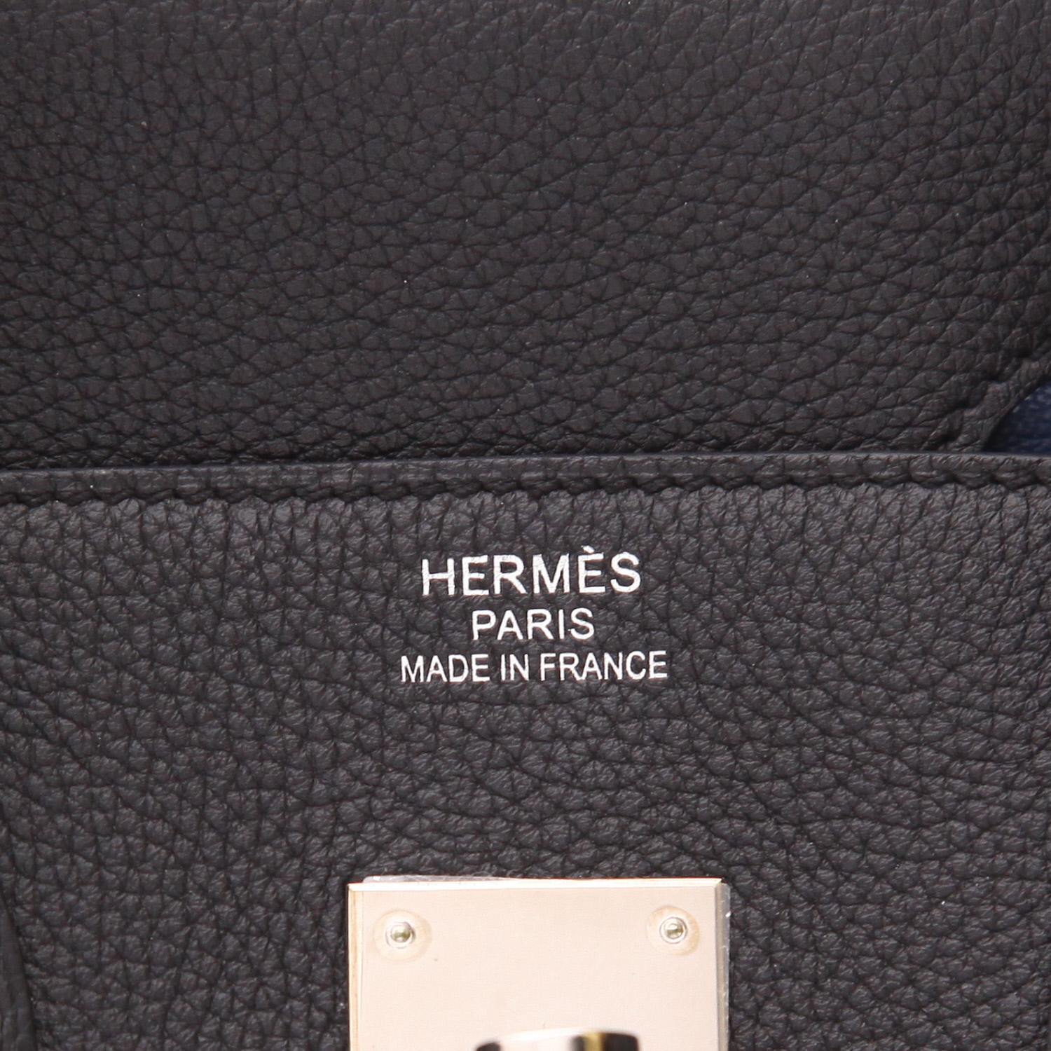 Sac à main Hermès  Birkin 35 cm en cuir togo noir - Detail D2