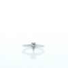Anello solitario Tiffany & Co Setting in platino e diamante (0.47 ct) - 360 thumbnail