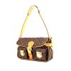 Louis Vuitton Hudson shoulder bag in brown monogram canvas and natural leather - 00pp thumbnail