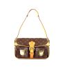 Louis Vuitton Hudson shoulder bag in brown monogram canvas and natural leather - 360 thumbnail