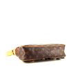 Louis Vuitton Hudson shoulder bag in brown monogram canvas and natural leather - Detail D4 thumbnail