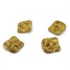 Line Vautrin, a set of four buttons, in gilded bronze, monogram on one - Detail D1 thumbnail