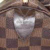 Bolso de mano Louis Vuitton Speedy 30 en lona a cuadros ébano y cuero marrón - Detail D4 thumbnail