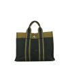 Shopping bag Hermes Toto Bag - Shop Bag in tela blu e tohu kaki - 360 thumbnail