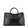 Balenciaga Giant 21 City handbag in black leather - 360 thumbnail