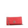 Bolso/bolsito Dior Diorama Wallet on Chain en cuero granulado rojo - 360 thumbnail