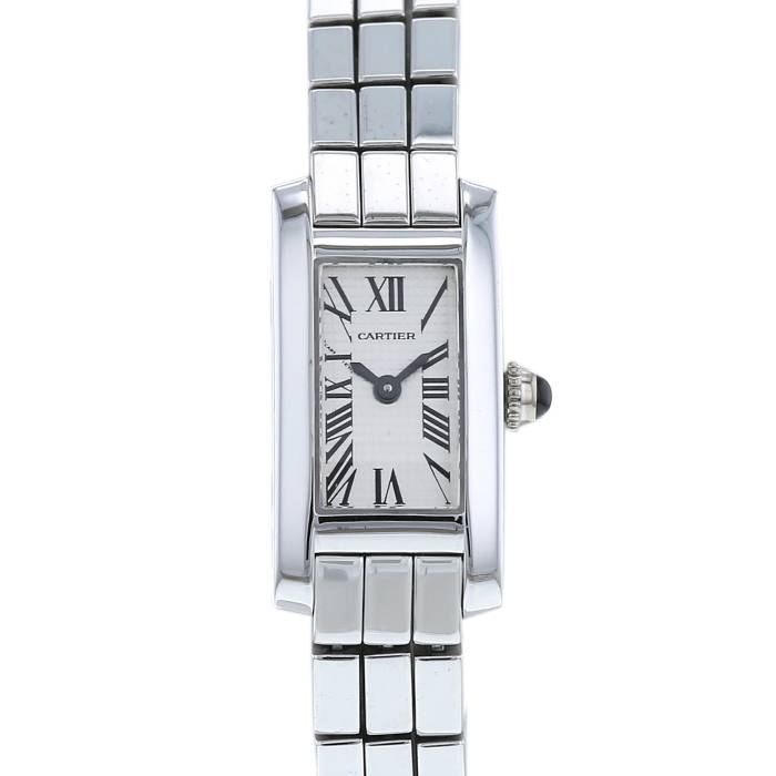 Cartier Tank Américaine watch in white gold Ref:  2544 Circa  2000 - 00pp