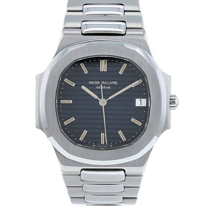 Patek Philippe Nautilus 3900/001 Blue Dial Watch With Papers