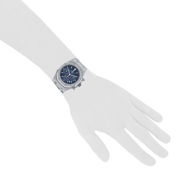 Orologio Audemars Piguet Royal Oak Chrono in acciaio Ref :  26300ST Circa  2000 - Detail D1