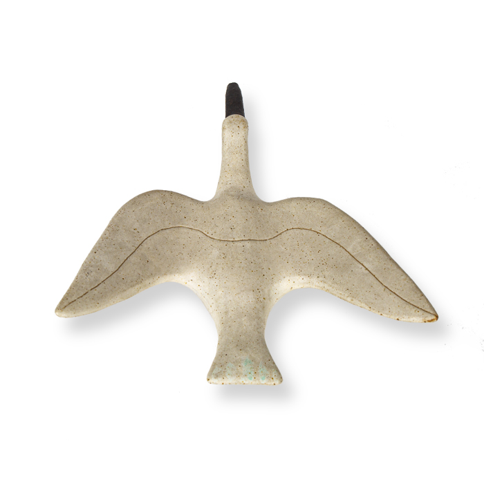 Bruno Gambone, "Mouette", sculpture en grès émaillé, signée, vers 1975 - Detail D1