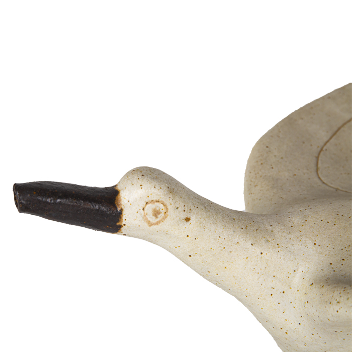Bruno Gambone, "Seagull", sculpture in glazed stoneware, signed, around the 1970's - Detail D2