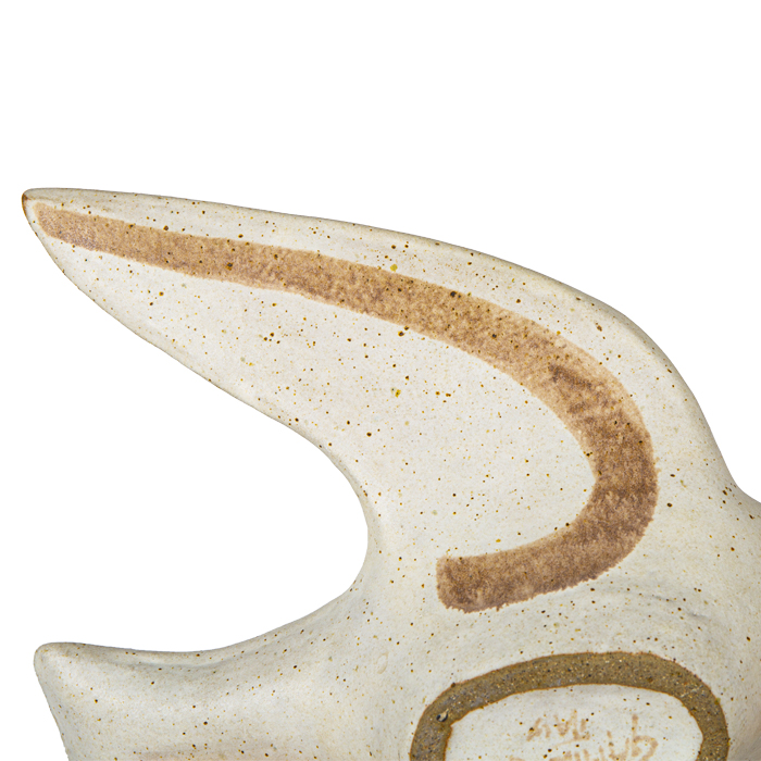 Bruno Gambone, "Seagull", sculpture in glazed stoneware, signed, around the 1970's - Detail D3