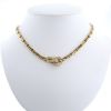 Cartier Agrafe necklace in yellow gold and diamonds - 360 thumbnail