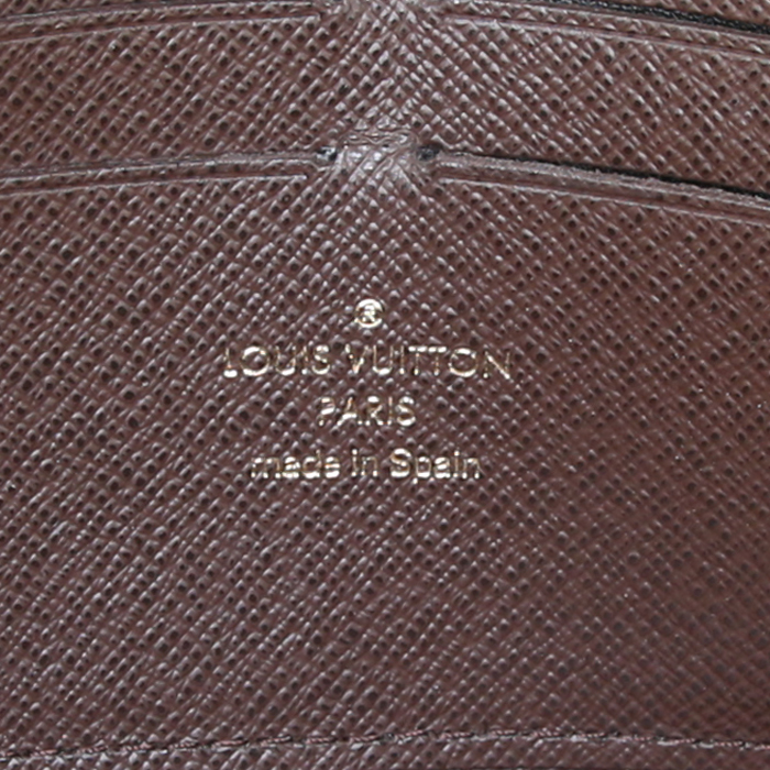 Louis Vuitton Zippy wallet in brown monogram canvas - Detail D3