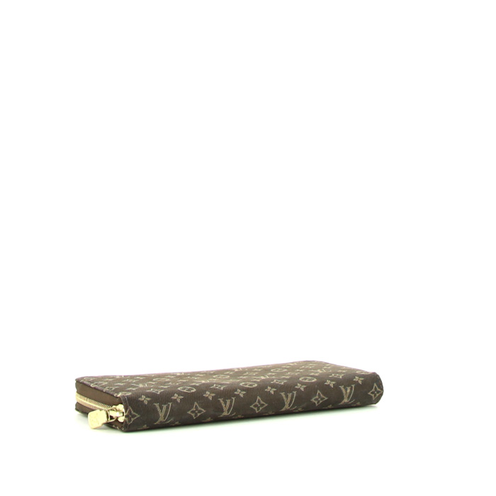 Louis Vuitton Zippy wallet in brown monogram canvas - Detail D4