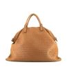 Bottega Veneta  Convertible handbag  in gold intrecciato leather - 360 thumbnail