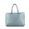 Bottega Veneta handbag in blue intrecciato leather - 360 thumbnail