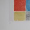 Sonia Delaunay, "Cathédrale", etching and aquatint in colors on paper, limited edition, artist proof, signed, of 1970 - Detail D3 thumbnail