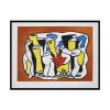 Fernand Léger, "L'oiseau rouge dans le bois", aquatint in colors on paper, signed and numbered, of 1953 - 00pp thumbnail