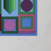 Victor Vasarely, "Hyram", sérigraphie en couleurs sur papier, signée et numérotée, de 1986. - Detail D2 thumbnail