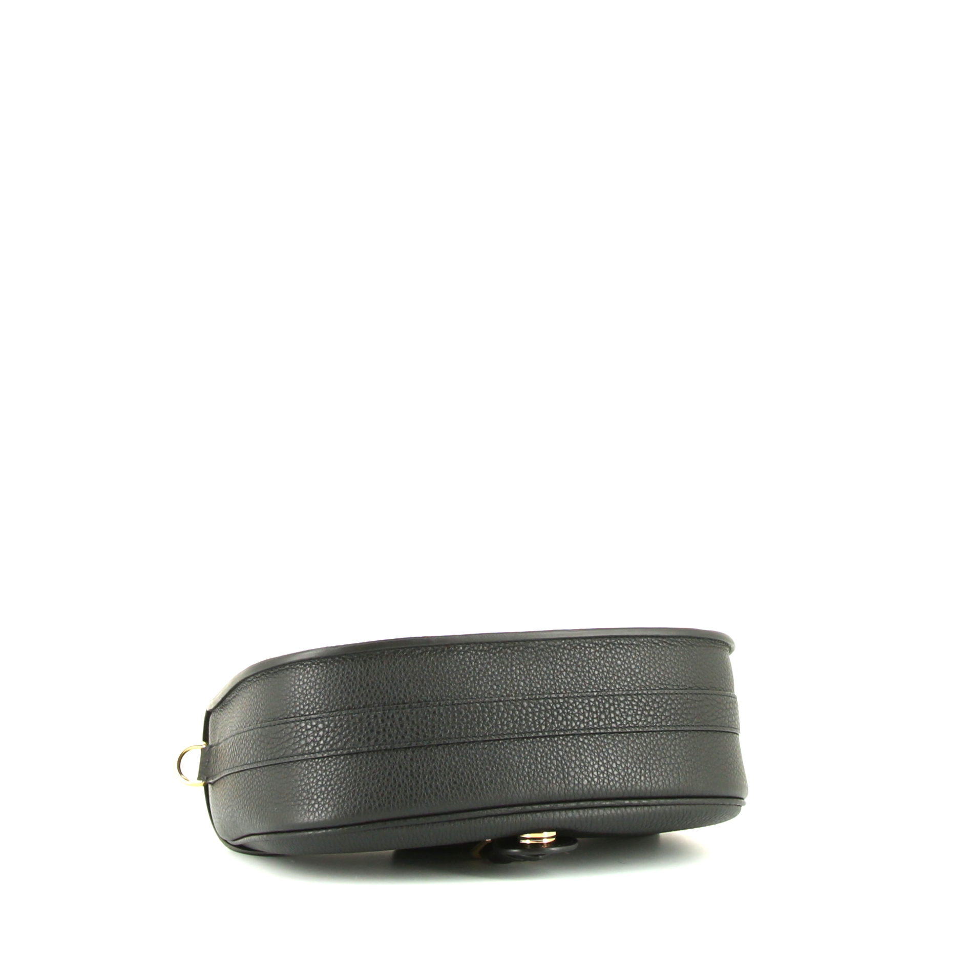 Dior Bobby large model shoulder bag in black grained leather - Detail D4