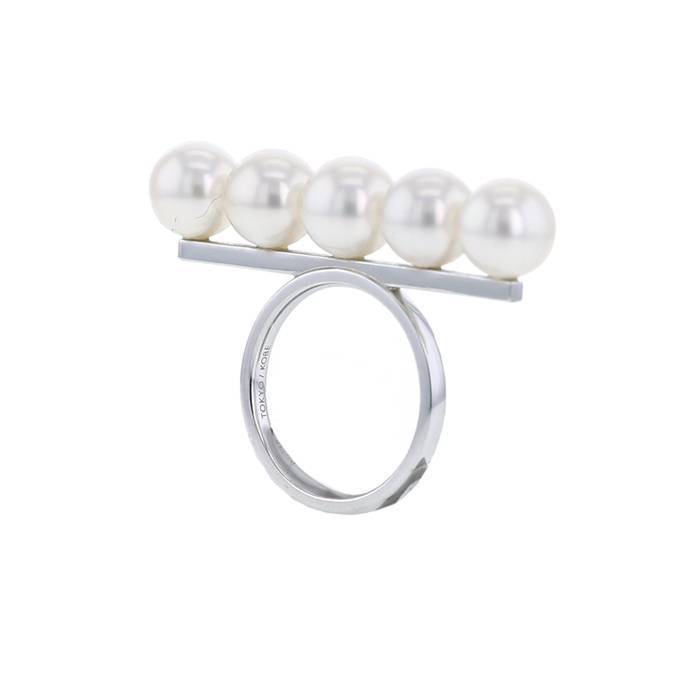Tasaki Balance Plus ring in white gold and pearls - 00pp