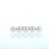 Anello Tasaki Balance Plus in oro bianco e perle - 360 thumbnail