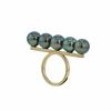 Tasaki Balance Plus ring in yellow gold and pearls - 00pp thumbnail