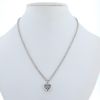 Collar Chopard Happy Diamonds en oro blanco y diamantes - 360 thumbnail