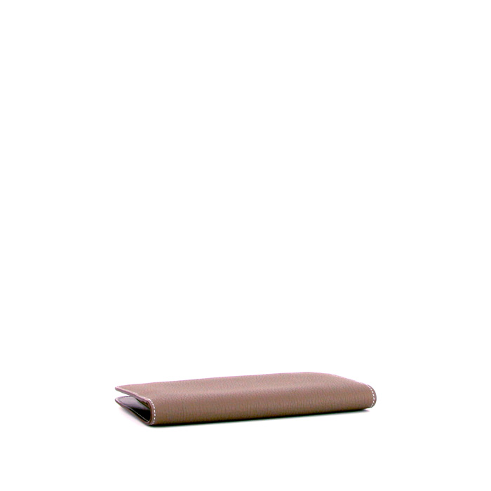 Hermes Dogon - Pocket Hand wallet in etoupe togo leather - Detail D4