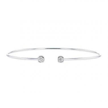 Bracelet Dinh Van Le Cube Diamant en or blanc et diamants