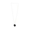 Vhernier Pirouette necklace in pink gold and ebony wood - 360 thumbnail