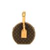 Sac bandoulière Louis Vuitton Boîte à chapeau en toile monogram marron et cuir naturel - 360 thumbnail