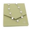 Van Cleef & Arpels Alhambra Vintage necklace in white gold and mother of pearl - Detail D2 thumbnail
