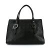 Dior Vintage handbag in black leather cannage - 360 thumbnail