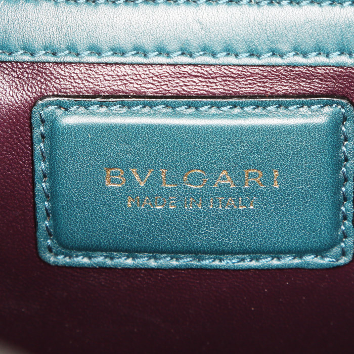 Borsa Bulgari   in pelle verde - Detail D4