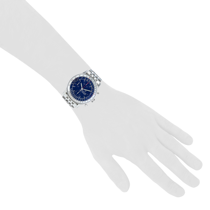Montre Breitling Navitimer en acier Ref :  A13324 Vers 2018 - Detail D1