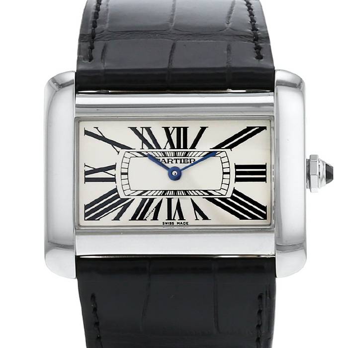 Cartier Tank Divan watch in stainless steel Ref:  2600 Circa  2000 - 00pp