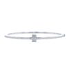 Opening Tiffany & Co Tiffany T bracelet in white gold and diamonds - 00pp thumbnail