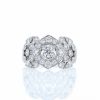 Sortija Chanel en oro blanco y diamantes - 360 thumbnail
