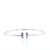Bracciale a cerchio aperto Tiffany & Co Wire modello medio in oro bianco - 360 thumbnail